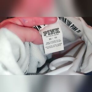 PINK Victoria's Secret White Sweatshirt